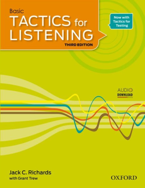 Book cover of: Tactics for Listening: Basic: Student Book. By: Grant Trew