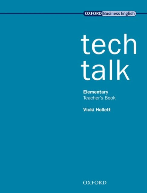 Book cover of: Tech Talk Elementary: Teacher's Book. By: Vicki Hollett