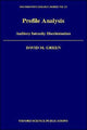 Book cover of: Profile Analysis. By: David M. Green