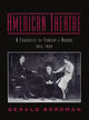Book cover of: American Theatre: A Chronicle of Comedy and Drama 1914-1930