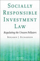 Book cover of: Socially Responsible Investment Law. By: Benjamin J. Richardson