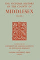 Book cover of: A History of the County of Middlesex. By: H. P. F. King
