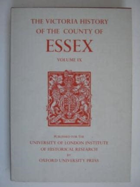 Book cover of: A History of the County of Essex. By: Janet Cooper