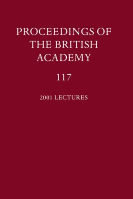 Book cover of: Proceedings British Academy