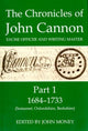 Chronicles of John Cannon, Excise Officer and Writing Master, Part 1