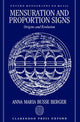 Book cover of: Mensuration and Proportion Signs. By: Anna Maria Busse Berger