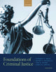 Book cover of: Foundations of Criminal Justice. By: Stephen S. Owen