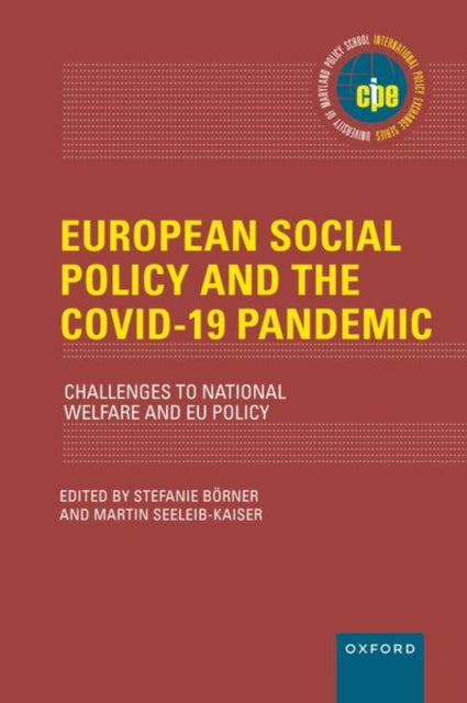 Book cover of: European Social Policy and the COVID-19 Pandemic. By: Stefanie Börner