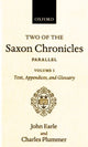 Book cover of: Two of the Saxon Chronicles Parallel. By: John Earle