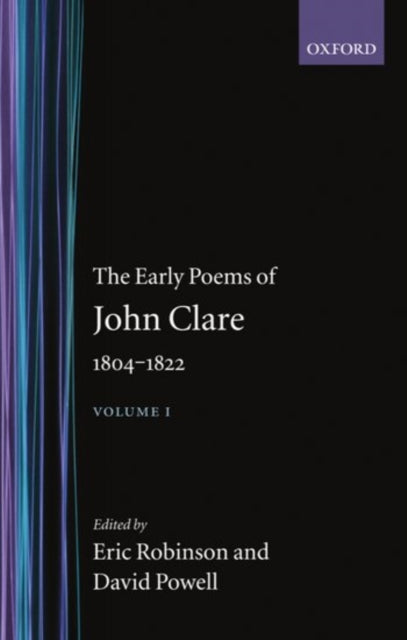 Book cover of: Early Poems of John Clare 1804-1822: Volume I