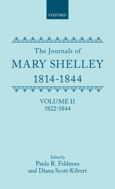 Book cover of: Journals of Mary Shelley: Part II: July 1822 - 1844