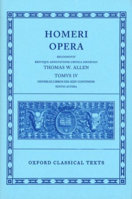 Book cover of: Homer Vol. IV. Odyssey (Books XIII-XXIV). By: Όμηρος