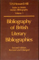 Book cover of: Bibliography of British Literary Bibliographies