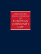 Book cover of: Oxford Encyclopaedia of European Community Law. By: A. G. Toth