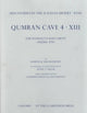 Book cover of: Discoveries in the Judaean Desert: Volume XVIII. Qumran Cave 4: XIII. By: Jozef T. Milik