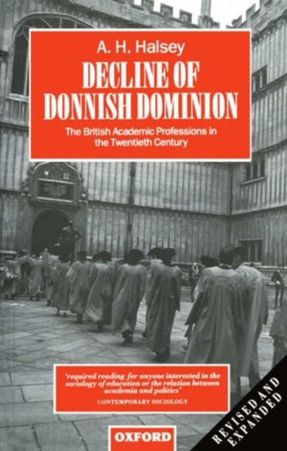 Book cover of: Decline of Donnish Dominion. By: Albert Henry Halsey