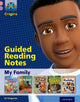 Book cover of: Project X Origins: Pink Book Band, Oxford Level 1+: My Family: Guided reading notes. By: Jo Tregenza