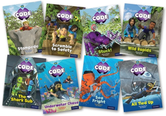 Book cover of: Project X Code: Jungle Trail & Shark Dive Pack of 8
