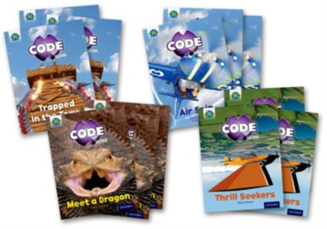 Book cover of: Project X CODE Extra: Light Blue Book Band, Oxford Level 4: Dragon Quest and Wild Rides, Class pack of 12