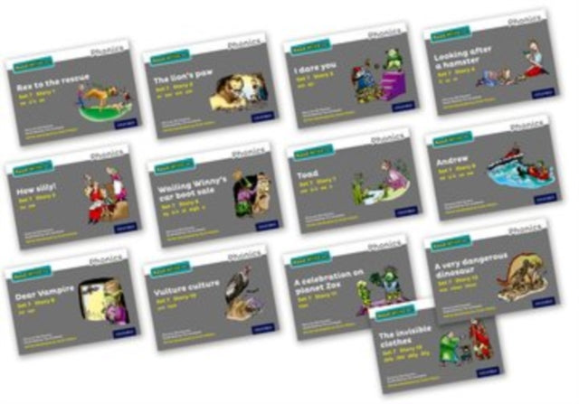 Book cover of: Read Write Inc. Phonics: Grey Set 7 Core Storybooks (Mixed Pack of 13). By: Gill Munton
