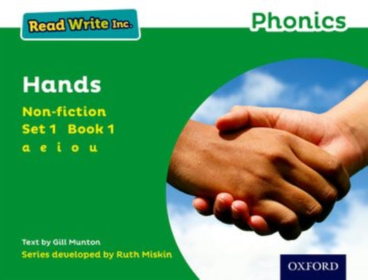 Book cover of: Read Write Inc. Phonics: Hands (Green Set 1 Non-fiction 1). By: Gill Munton