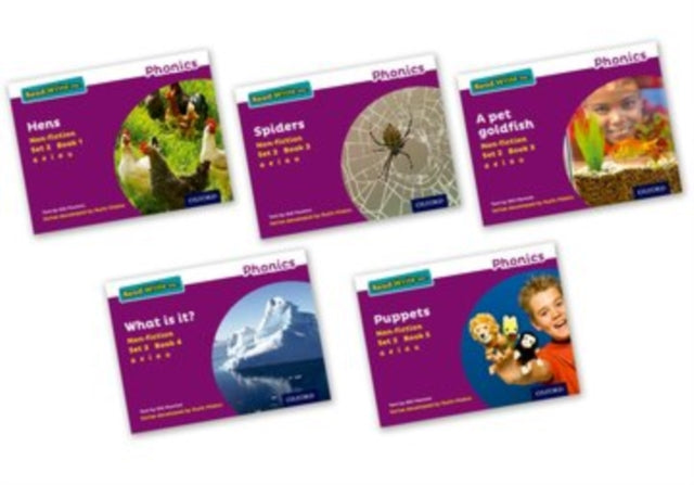 Book cover of: Read Write Inc. Phonics: Purple Set 2 Non-fiction books (Mixed Pack of 5). By: Gill Munton