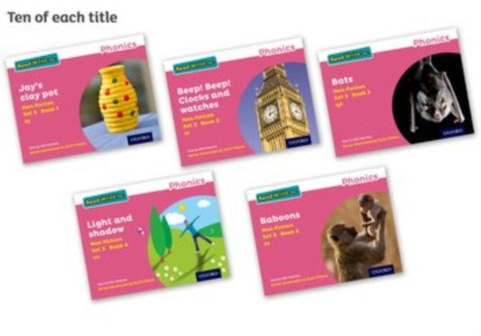 Book cover of: Read Write Inc. Phonics: Pink Set 3 Non-fiction books (Pack of 50). By: Gill Munton
