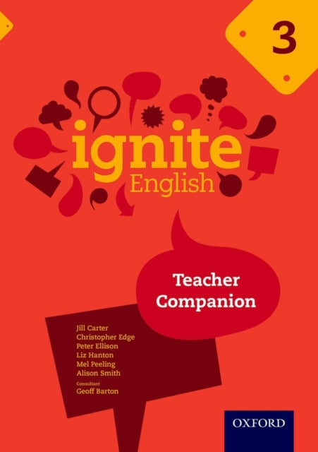 Book cover of: Ignite English: Teacher Companion 3