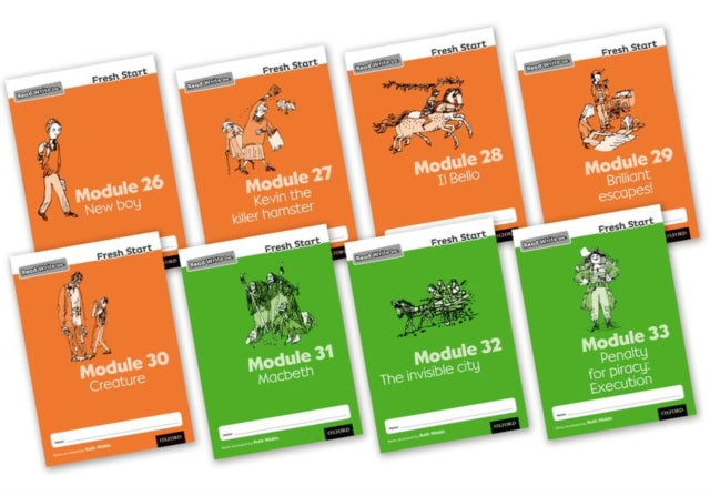 Book cover of: Read Write Inc. Fresh Start: Modules 26-33 - Mixed Pack of 8