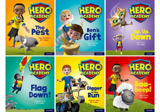 Book cover of: Hero Academy: Oxford Level 4, Light Blue Book Band: Class pack. By: Bill Ledger