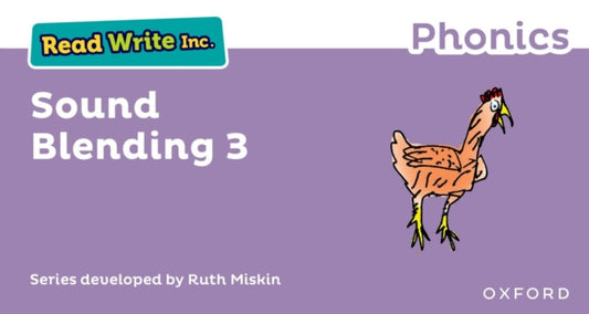 Book cover of: Read Write Inc. Phonics: Sound Blending Book 3. By: Ruth Miskin