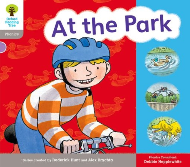 Book cover of: Oxford Reading Tree: Level 1: Floppy's Phonics: Sounds and Letters: At the Park. By: Roderick Hunt