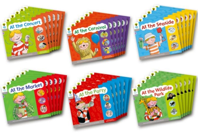 Book cover of: Oxford Reading Tree: Level 1 More A: Floppy's Phonics: Sounds Books: Class Pack of 36. By: Roderick Hunt
