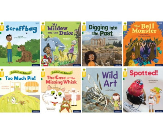 Book cover of: Oxford Reading Tree Word Sparks: Level 5: Mixed Pack of 8. By: James Clements