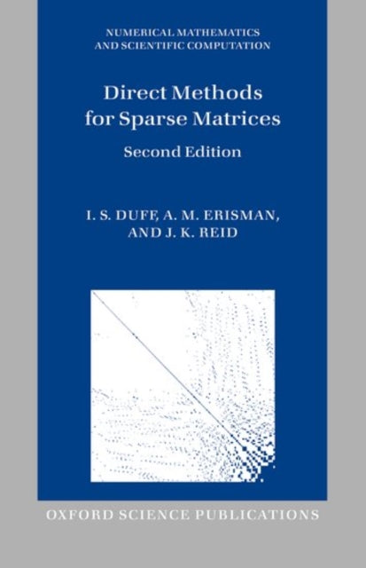Book cover of: Direct Methods for Sparse Matrices. By: Iain S Duff