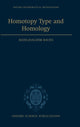 Book cover of: Homotopy Type and Homology