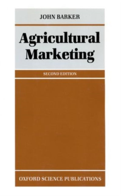 Book cover of: Agricultural Marketing