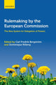 Book cover of: Rulemaking by the European Commission. By: Carl Fredrik Bergström