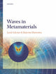 Book cover of: Waves in Metamaterials. By: Laszlo Solymar