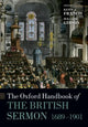Book cover of: Oxford Handbook of the British Sermon 1689-1901. By: Keith A. Francis