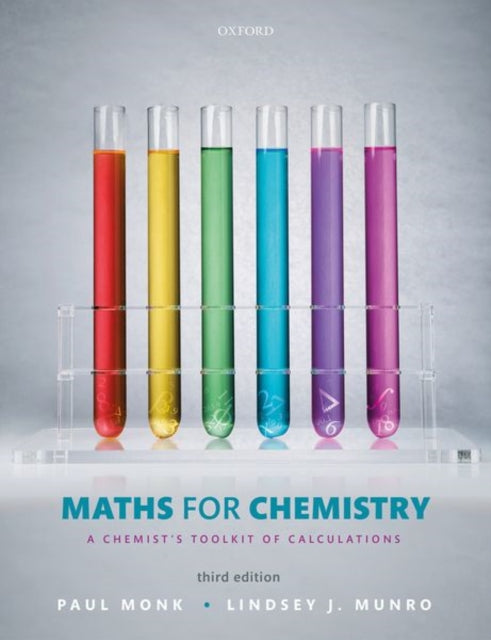 Book cover of: Maths for Chemistry. By: Paul Monk