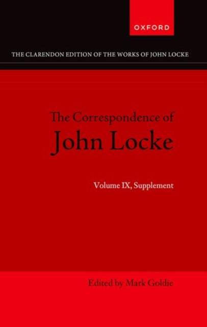 Book cover of: John Locke: Correspondence. By: Mark Goldie