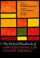 Book cover of: Oxford Handbook of Constitutional Law in Latin America. By: Conrado Hübner Mendes