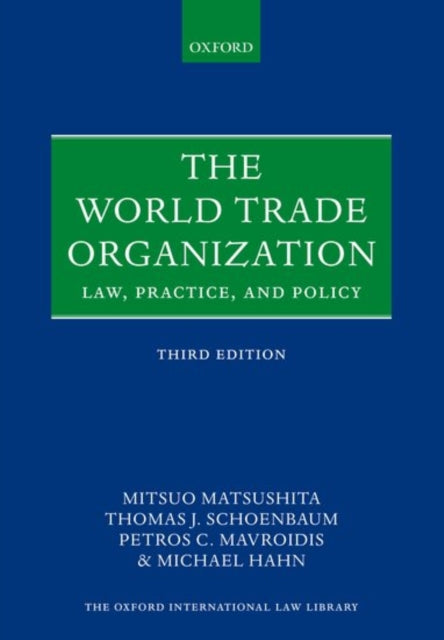 Book cover of: World Trade Organization. By: Mitsuo Matsushita