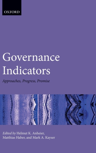 Book cover of: Governance Indicators. By: Helmut K. Anheier