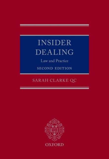 Book cover of: Insider Dealing. By: Sarah Clarke QC