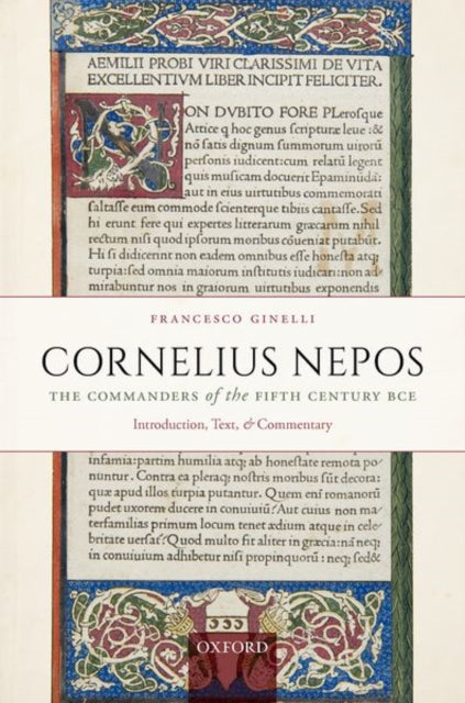 Book cover of: Cornelius Nepos, The Commanders of the Fifth Century BCE. By: Francesco Ginelli