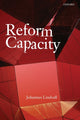 Book cover of: Reform Capacity. By: Johannes Lindvall