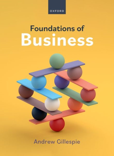 Book cover of: Foundations of Business. By: Andrew Gillespie