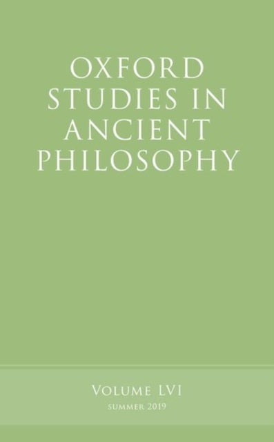 Book cover of: Oxford Studies in Ancient Philosophy, Volume 56. By: Victor Caston